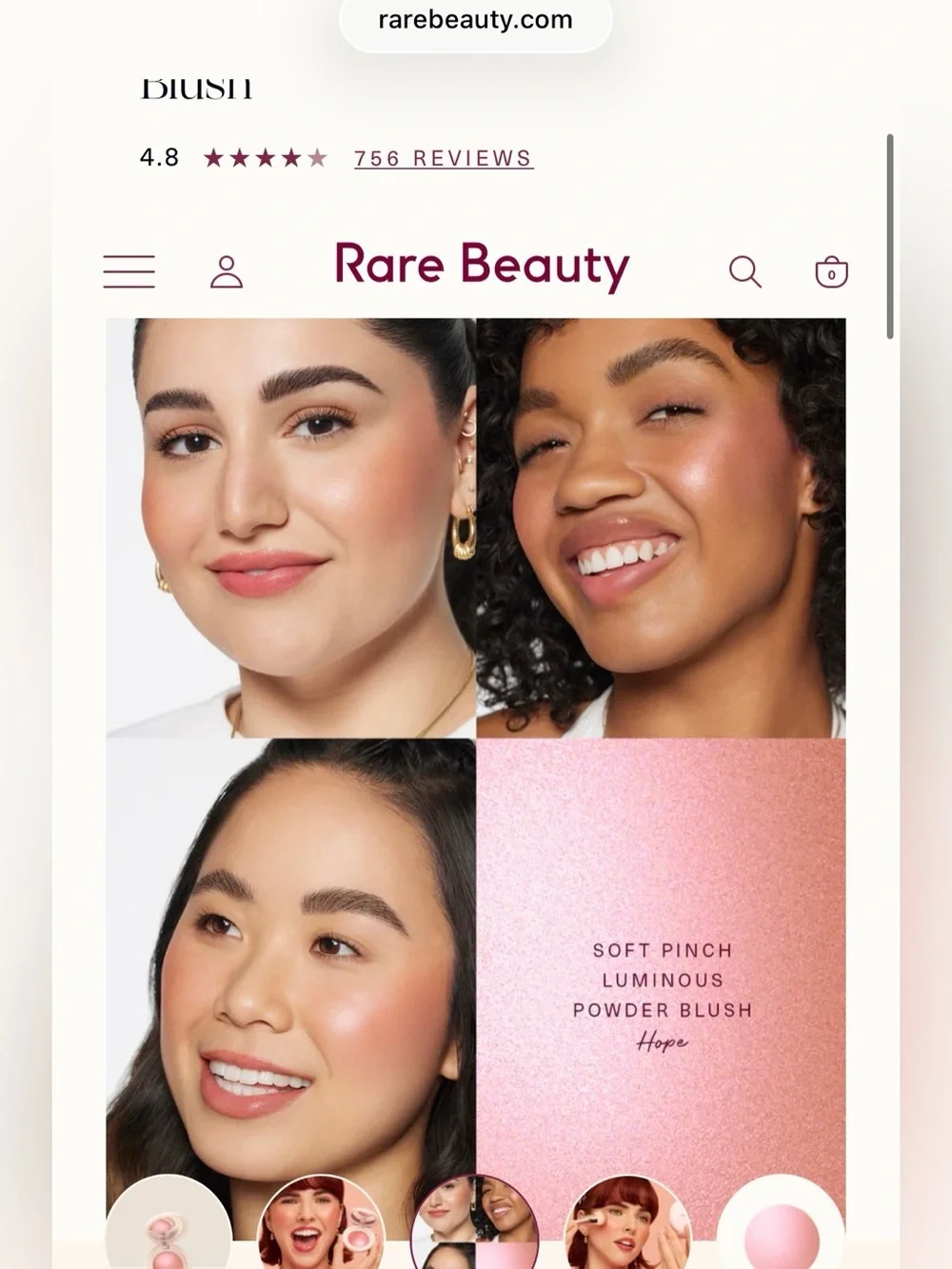 Rare Beauty Luminous Powder Blush 🩷